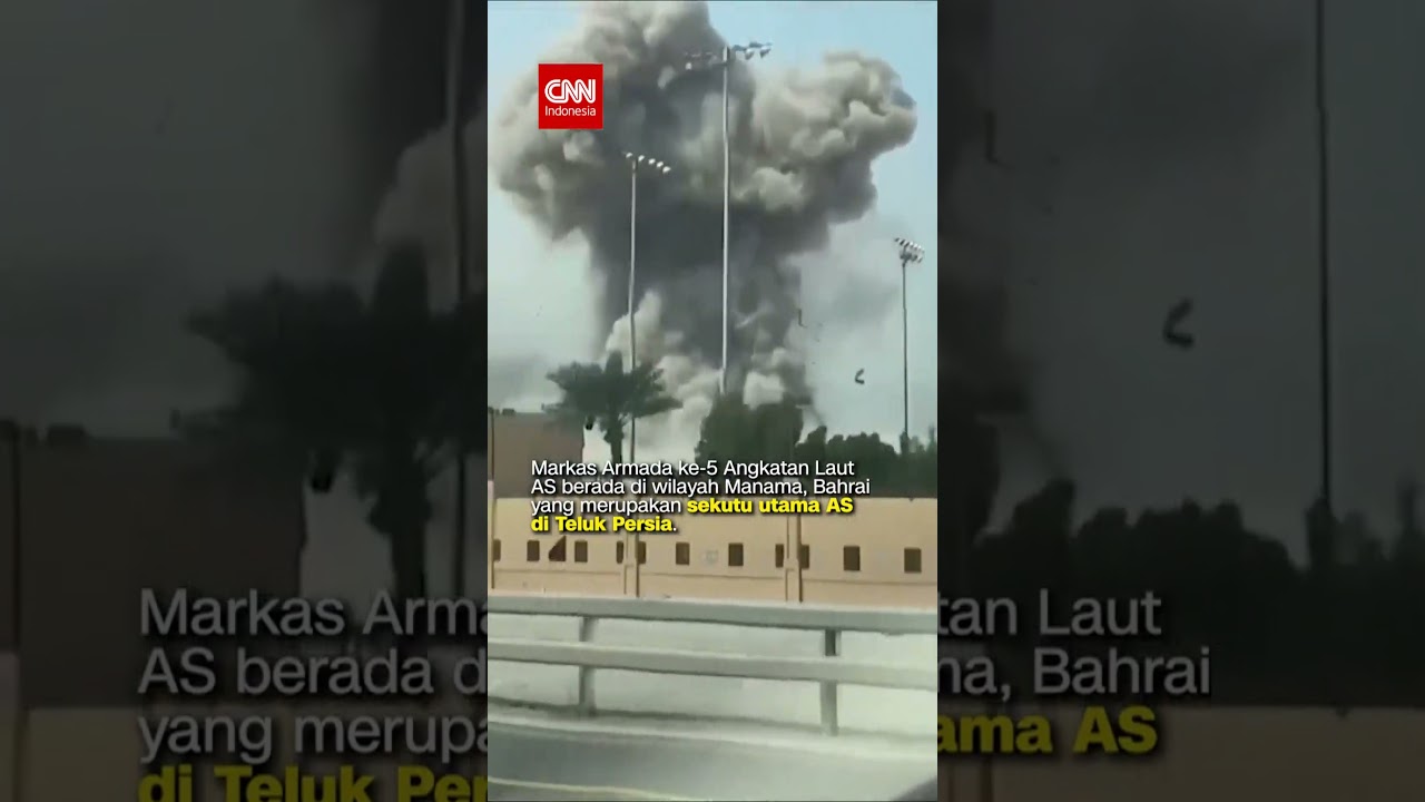 Detik-detik Serangan Iran ke Pangkalan Militer AS di Bahrain