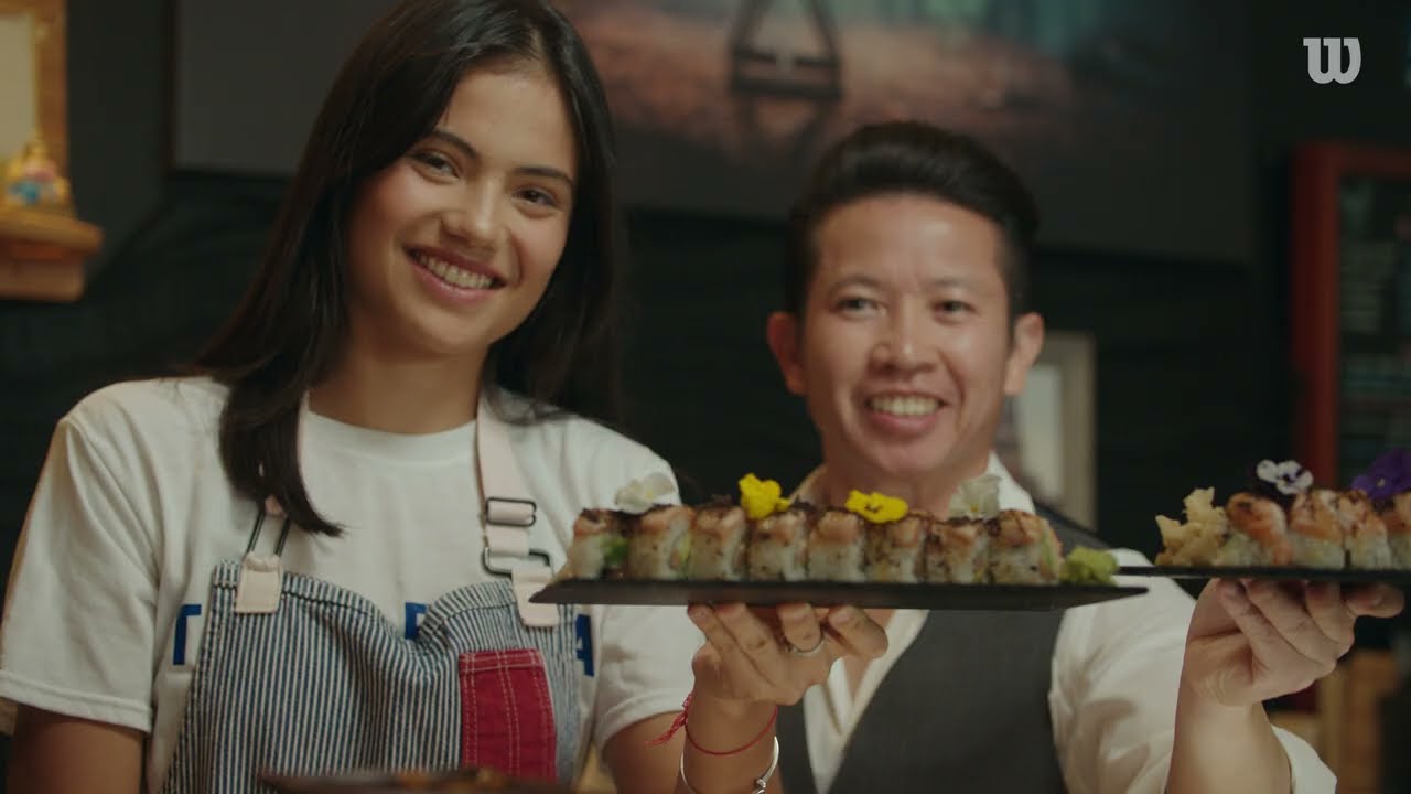 Emma Raducanu learns how to make sushi | Release Valve | Wilson
