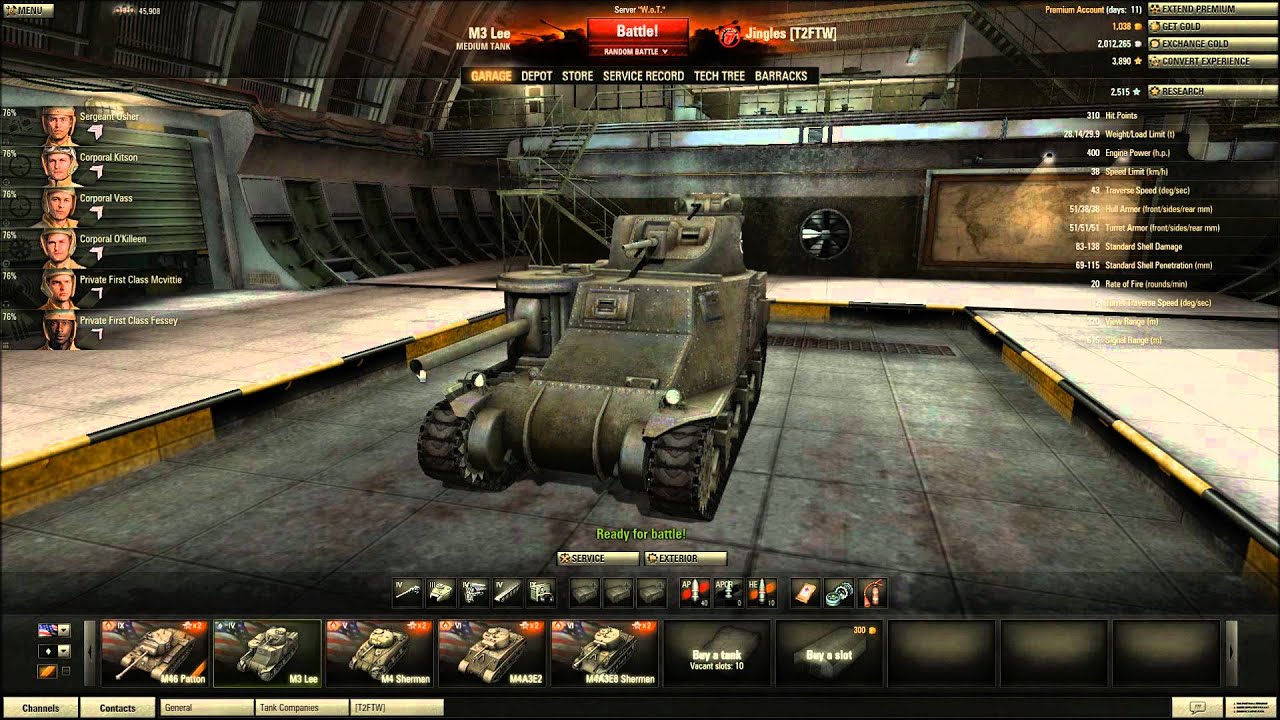 World of Tanks - M3 Lee Tier 4 Medium Tank - Just Shoot Me.