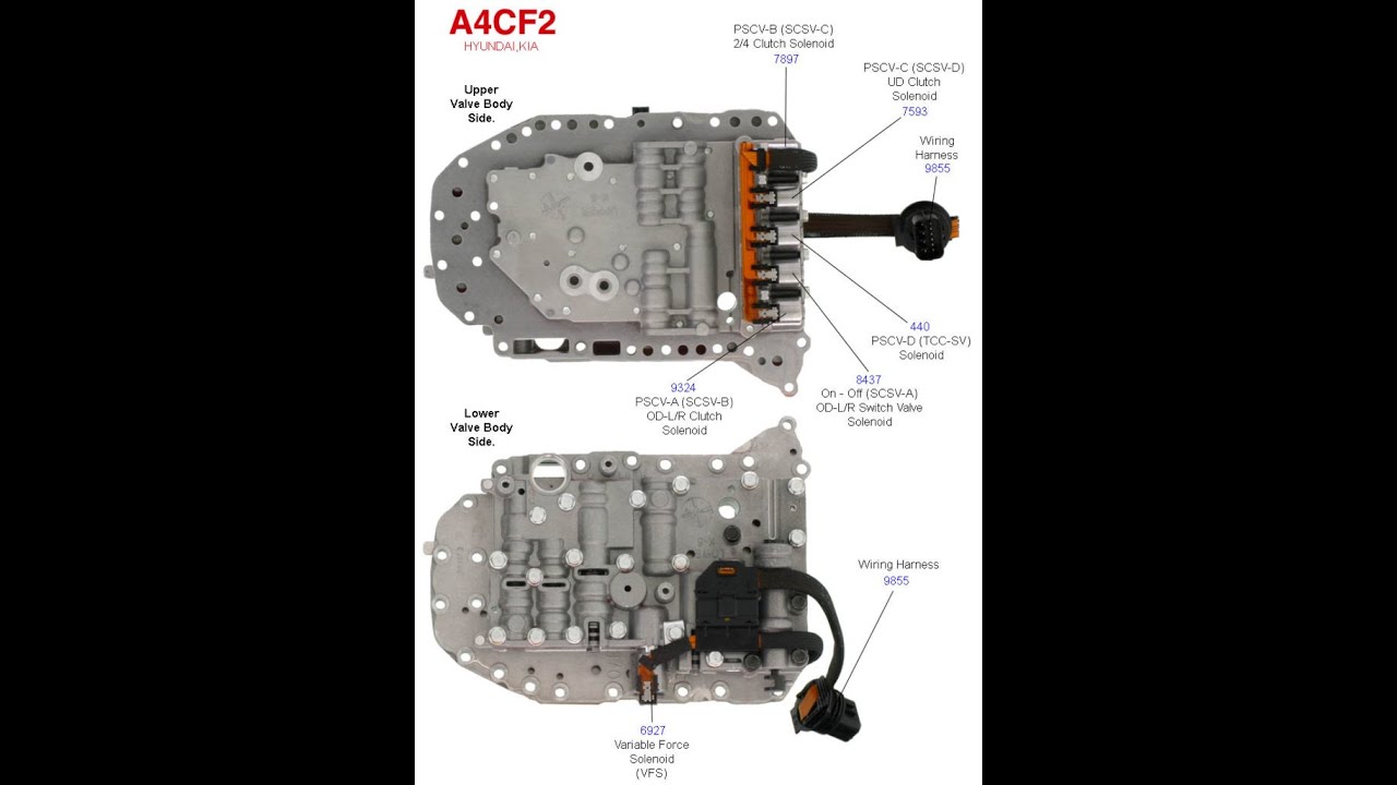 Hyundai ACCENT P0755 Shift Control Solenoid Valve 