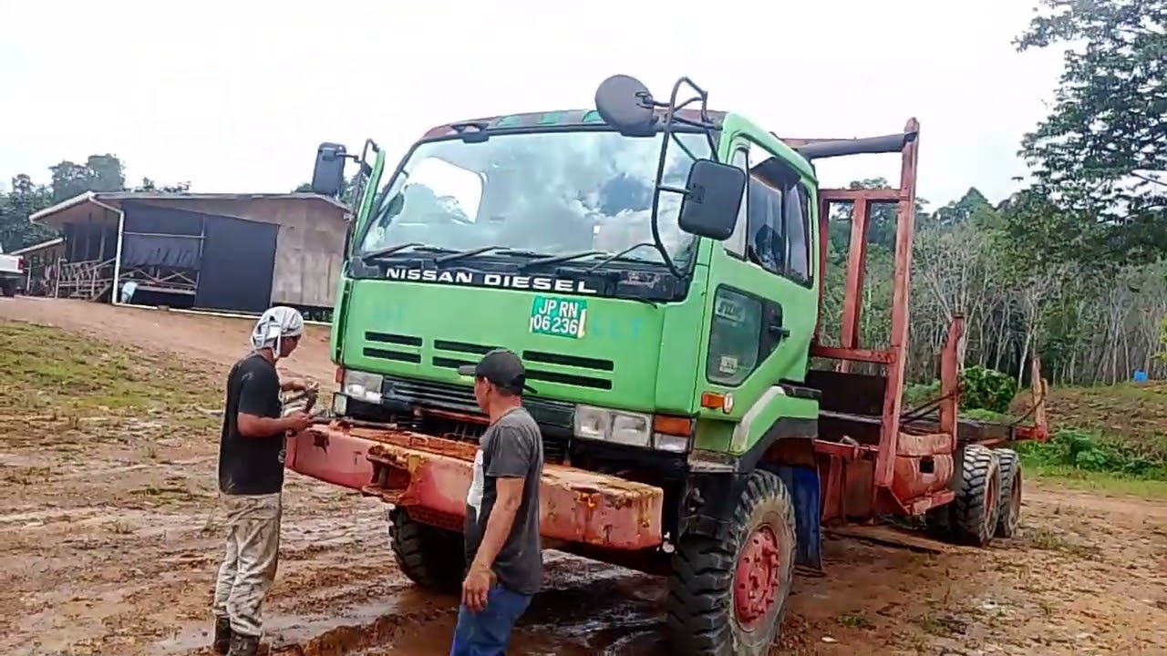 NISSAN DIESEL KEPALA LORI RG ENJIN LORI RE10 V10 LORI LOGGING NOMBOR 14