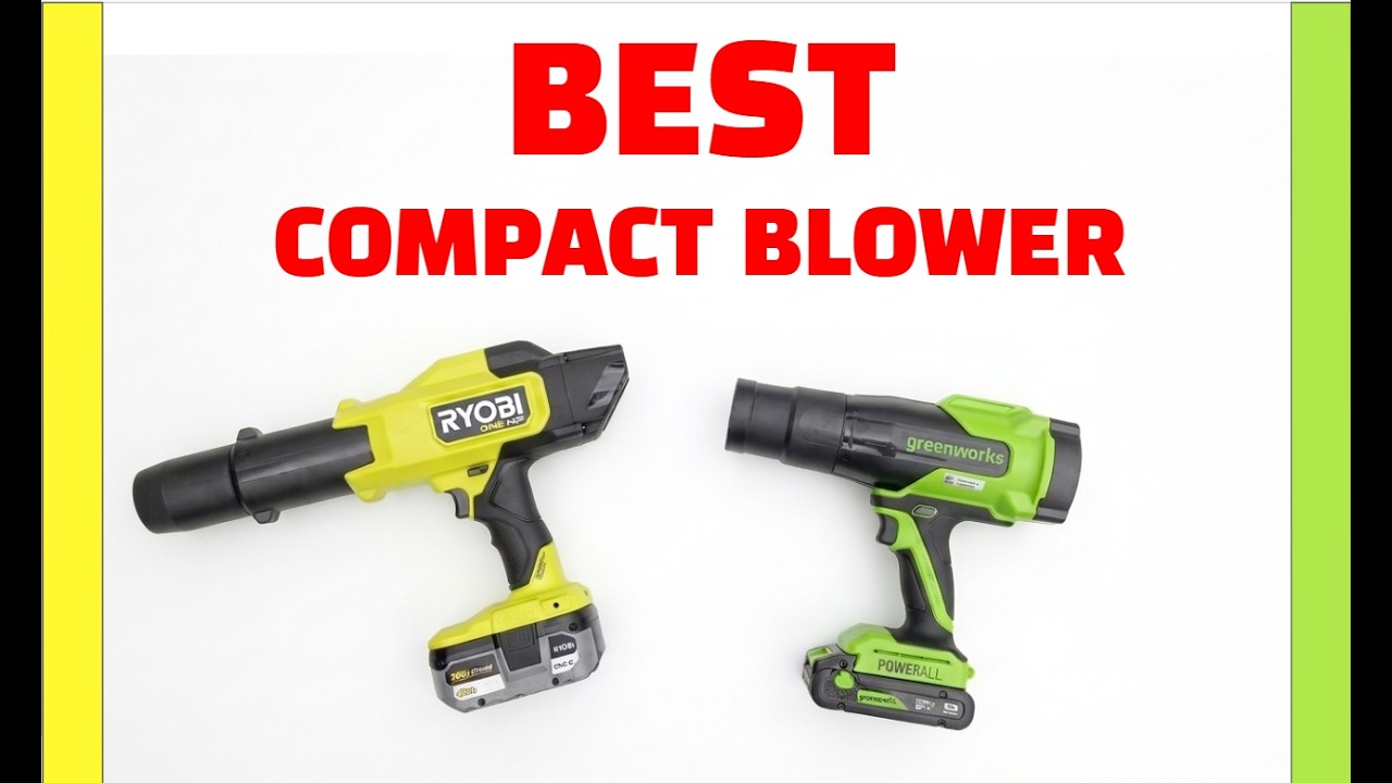 RYOBI против Greenworks: ЛУЧШАЯ компактная воздуходувка