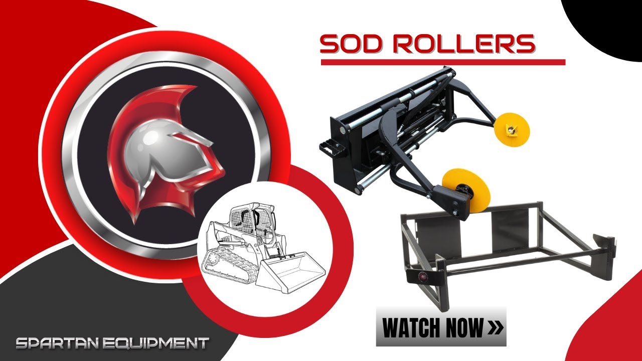 Spartan Equipment Sod Roller Comparison | Standard vs Hydraulic with Brake Features
