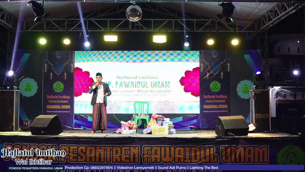 Live Stream || Haflatul Imtihan Pondok Pesantren Fawaidul Umam || Pancor Lomaer Blega Bangkalan