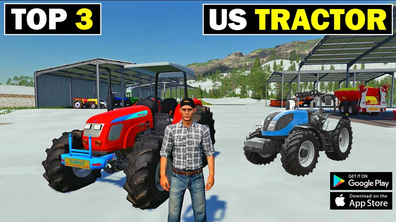 TOP 3 US TRACTOR FARMING SIMULATOR GAMES FOR ANDROID |BEST US FARMING TRACTOR GAMES FOR ANDROID 2023