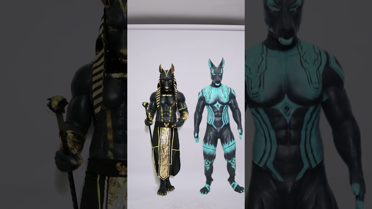 anubis VS cerberus  WHICH ONE DO U PREFER #trending #silicone #bodysuit