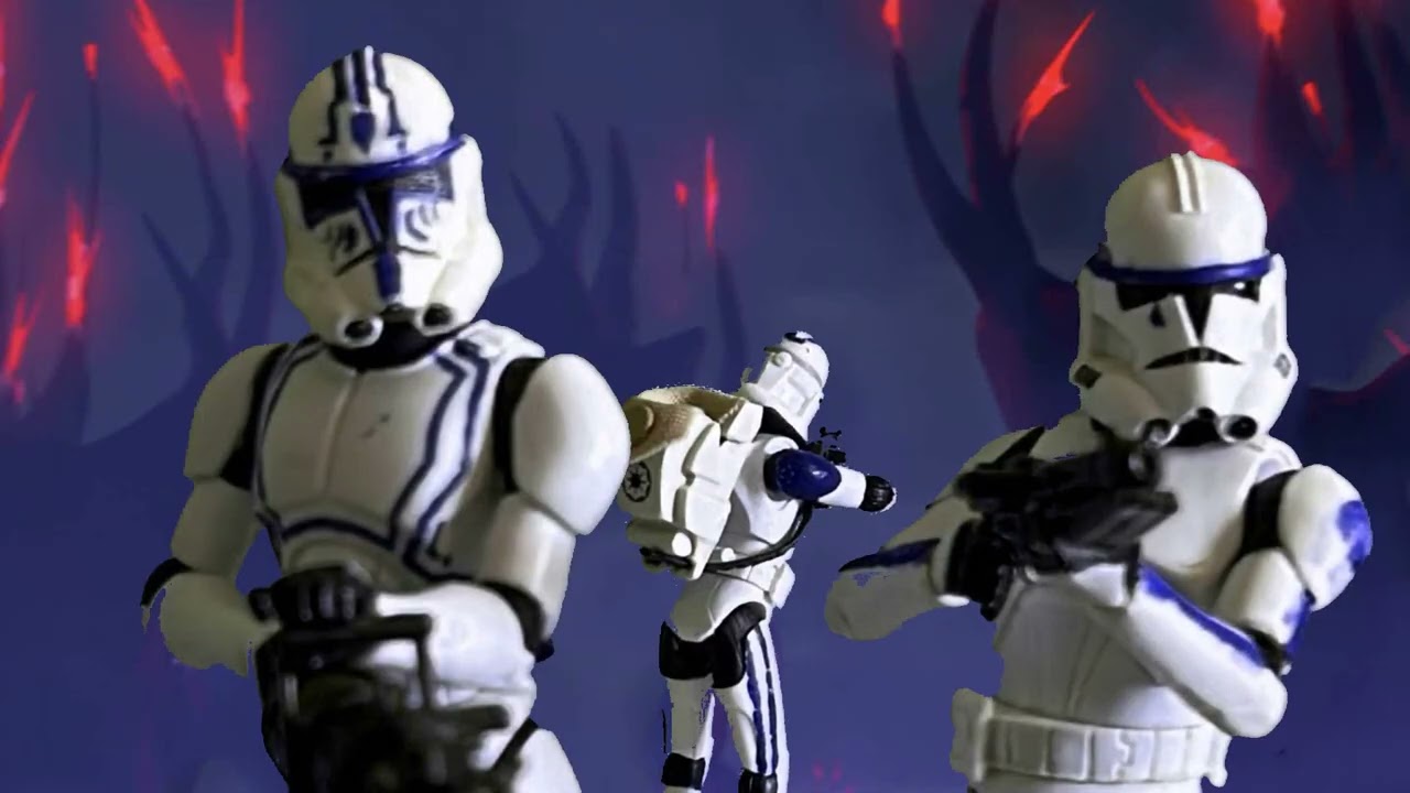 The Clone Wars Umbara Recreate Battle Scene Stop Motion