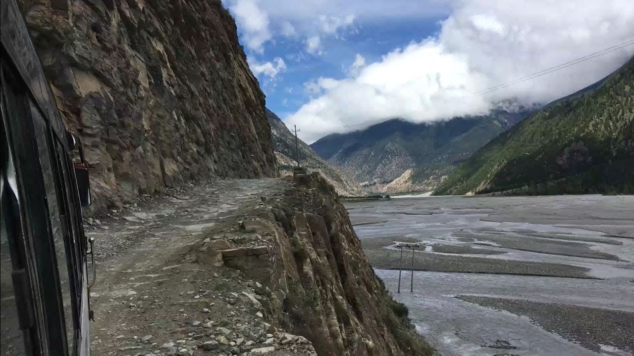 How is the road to Jomsom, Muktinath from Beni | View from Bus | Beautiful Mustang
