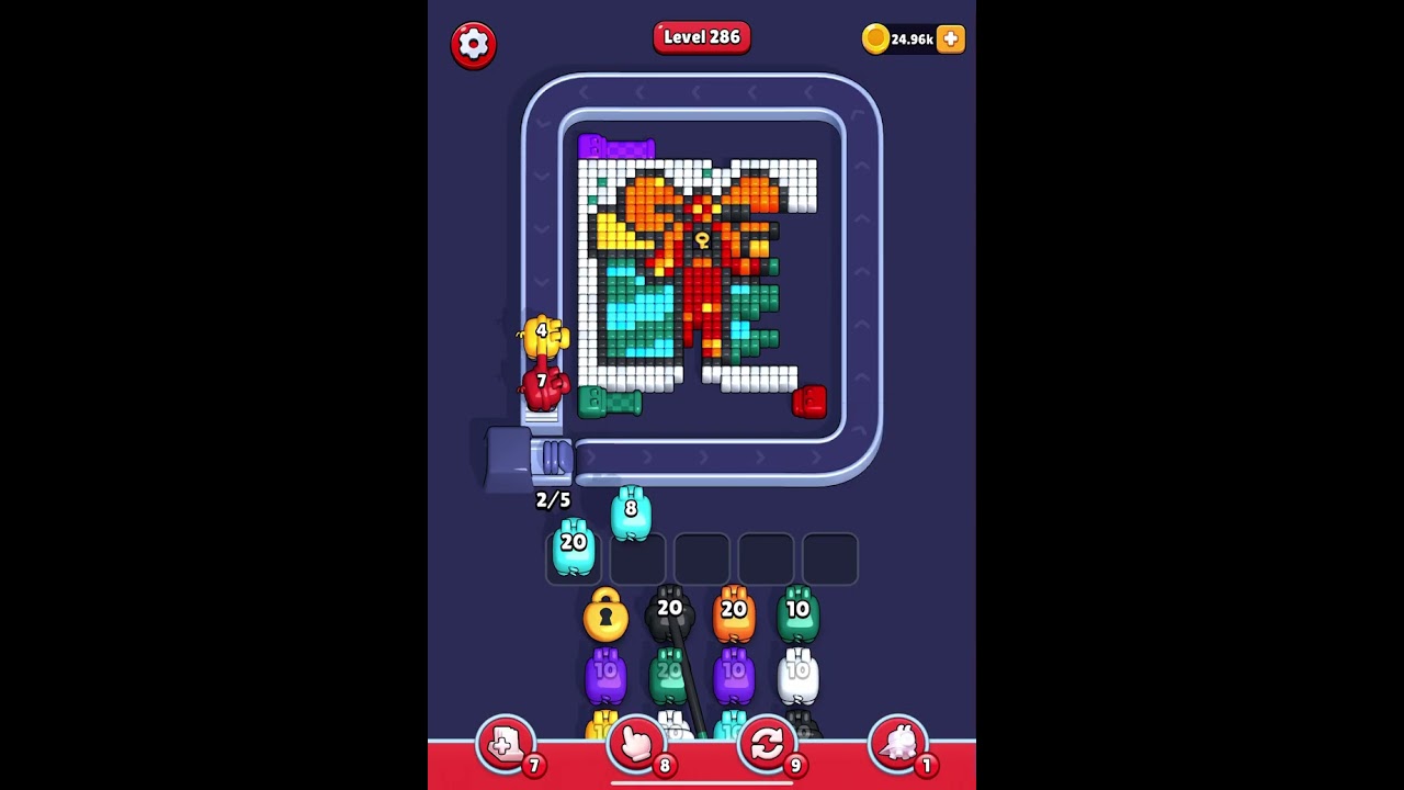 Pixel Flow Level 286