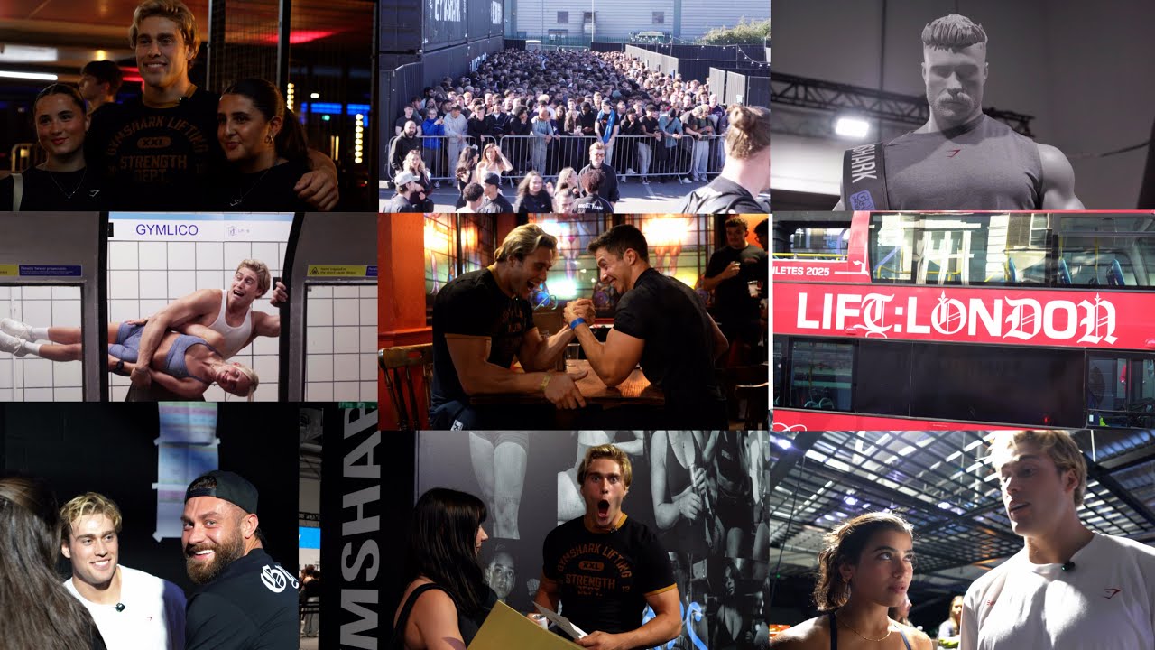 GYMSHARK LIFT LONDON VLOG