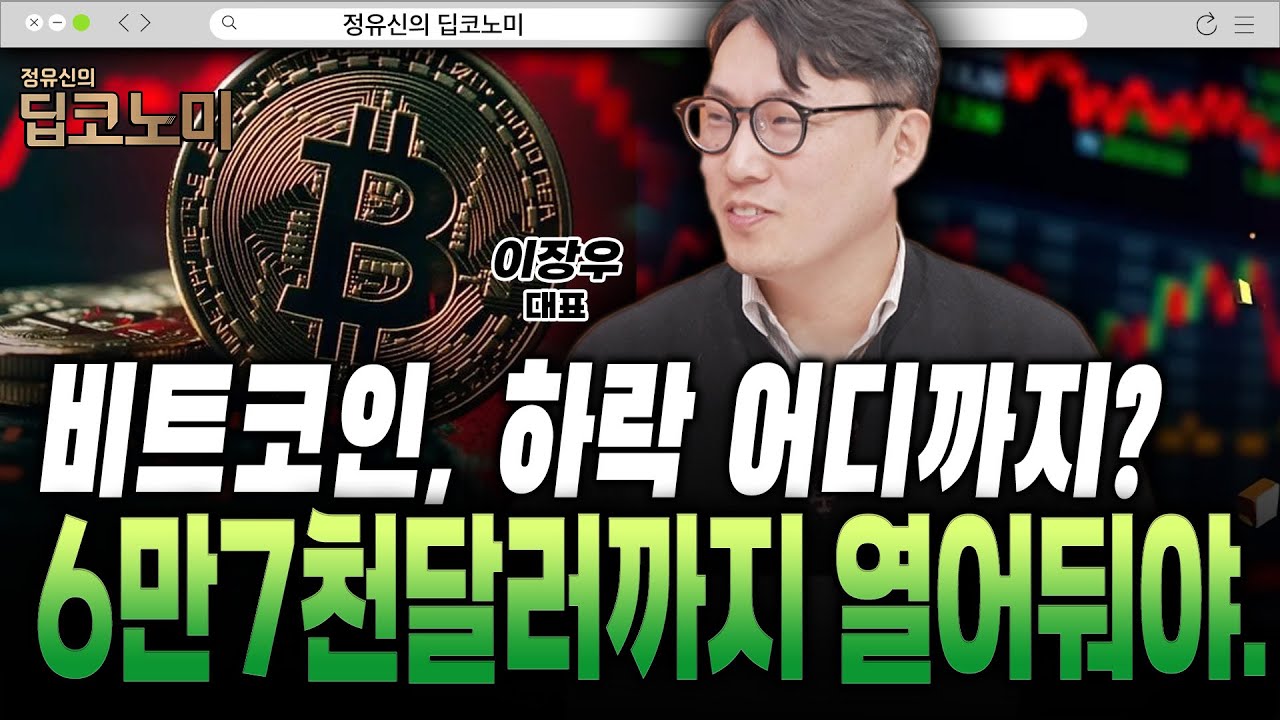 비트코인 6만7천달러 가능성…이번 조정 어디까지 보나 [이장우 대표]