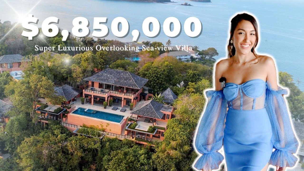 The overlooking Sea-view super luxury villa #realestate #phuketrealestate #luxuryhomes #thailand