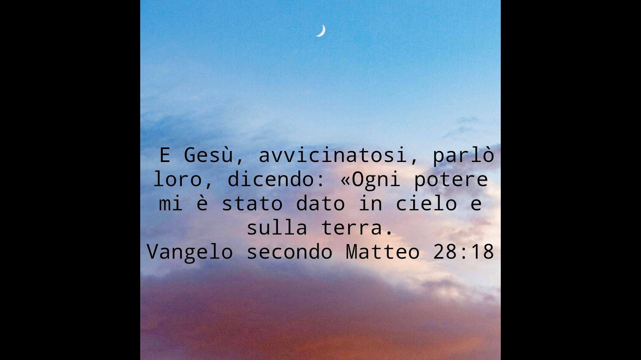IL POTERE ILLIMITATO DI CRISTO....pastore: Giuseppe Di Iorio 130326   Matteo 28:18-20