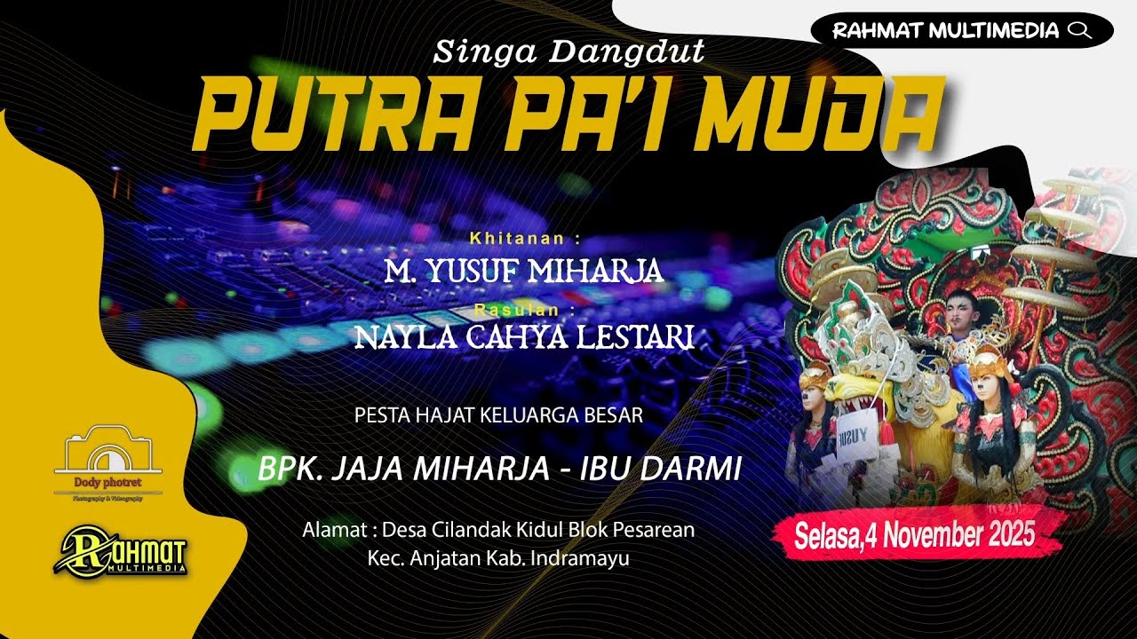 🔴[LIVE DELAY] PUTRA PA'I MUDA || DESA CILANDAK KIDUL - ANJATAN || SELASA, 4 NOV 2025