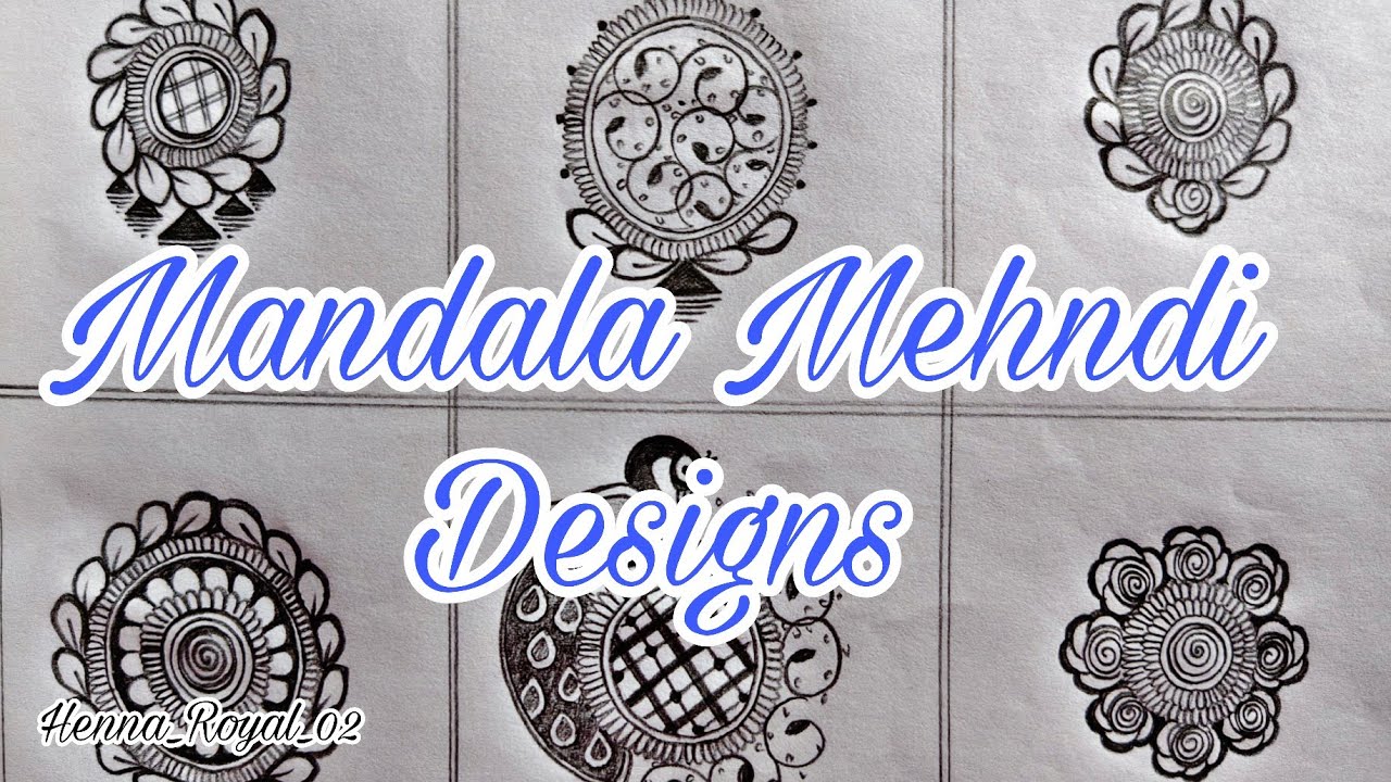Mandala Mehndi Designs 🔥😍 ||Pencil Shading Mehndi Designs 
