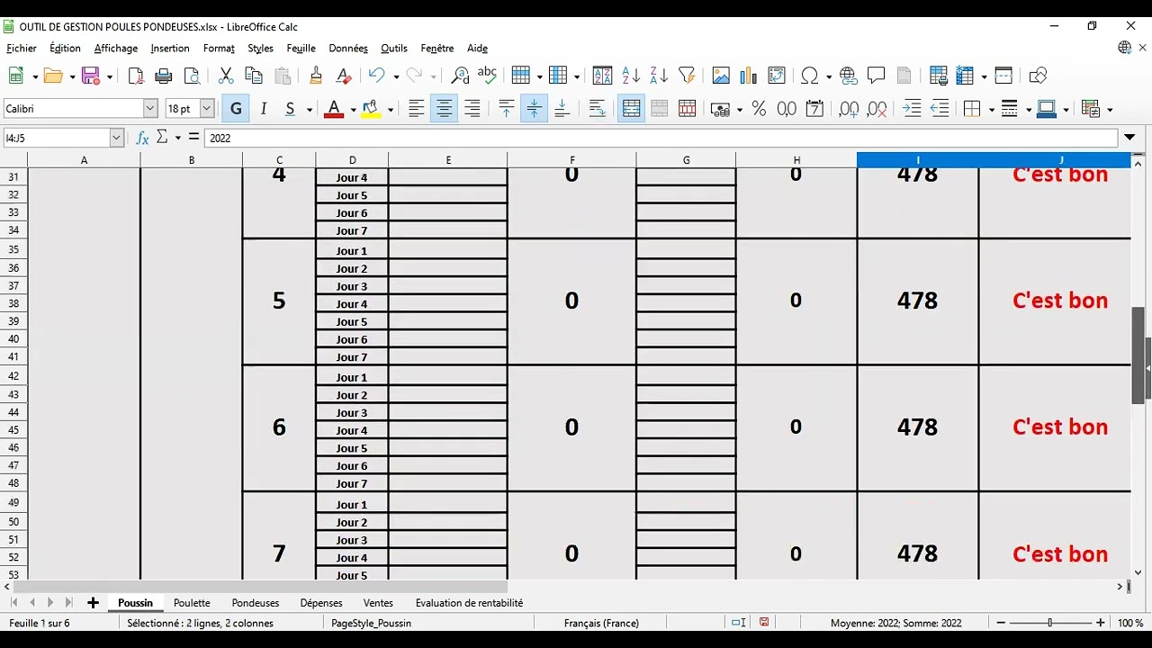 LOGICIEL GESTION FERME DES PONDEUSES