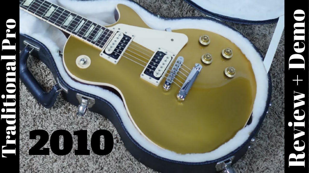 2010 Gibson Les Paul Traditional Pro Gold Top with Coil Taps! Review and Demo