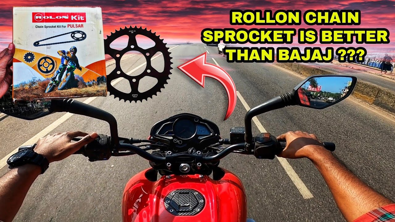Daily Vlog | Rollon Chain Sprocket ഇടണോ? Best Chain for NS200