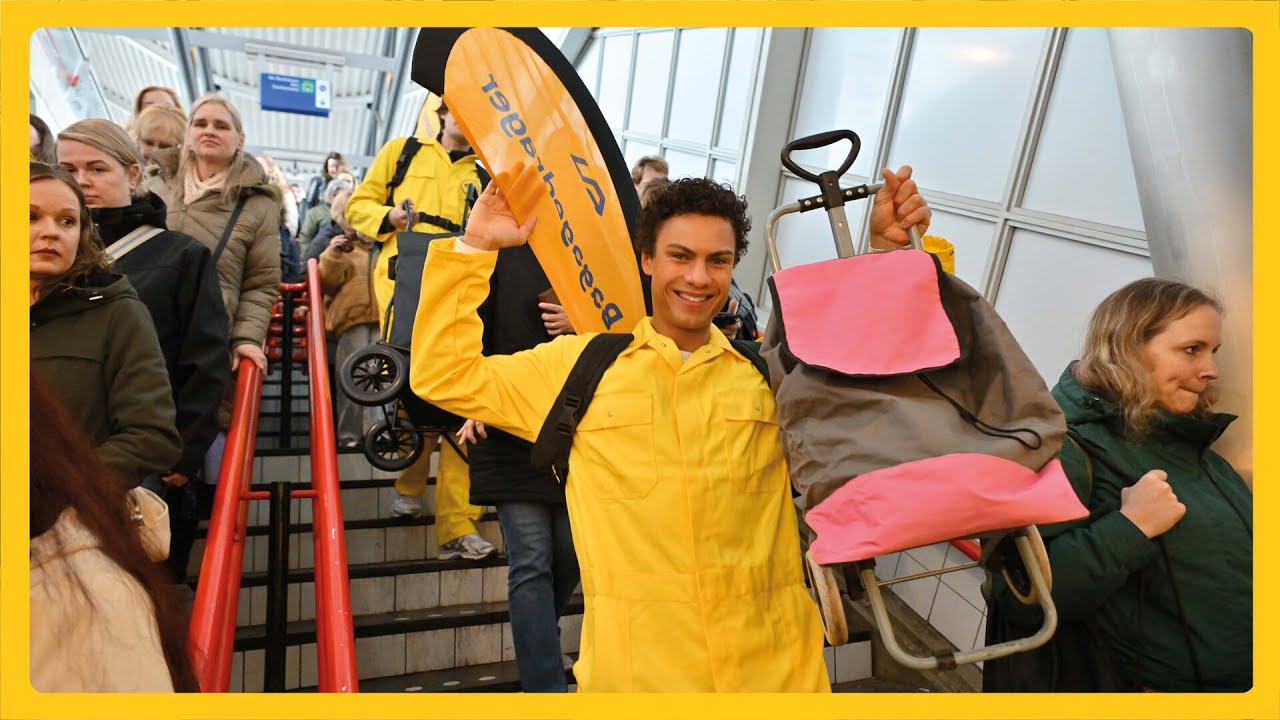 Duizenden trolleys op dit station: Hoe zit dat?