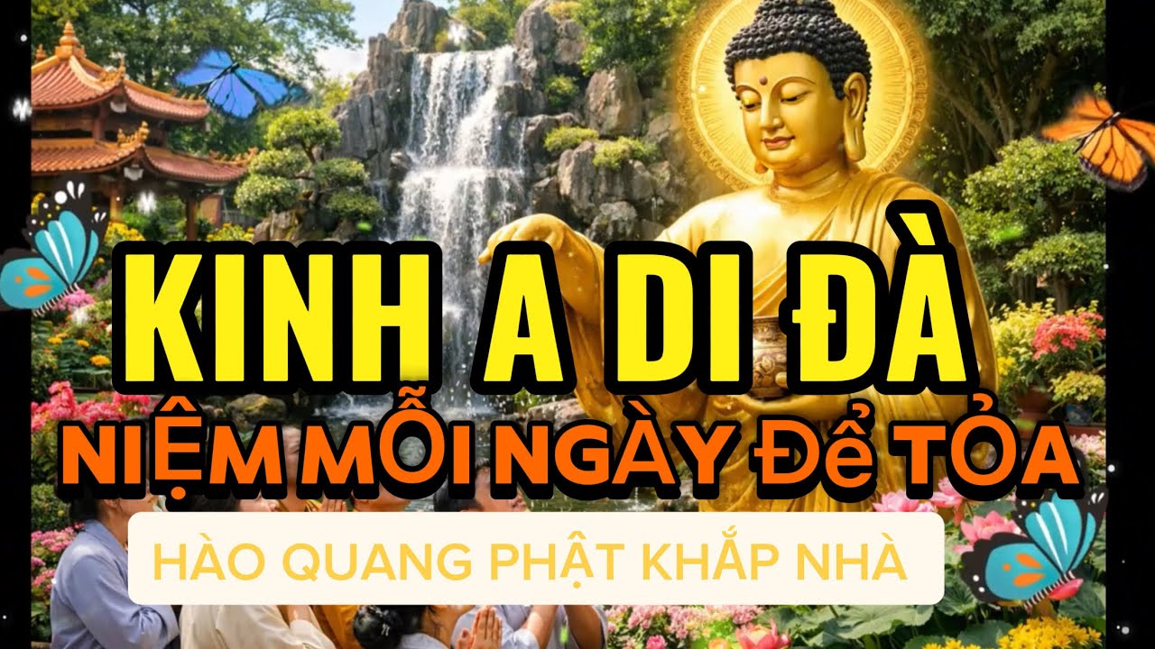 Kinh A DI ĐÀ Hãy Niệm PHẬT Mỗi Ngày Để PHẬT QUANG Chiếu Sáng Khắp Cả Nhà Con Cháu Được Che Chở.