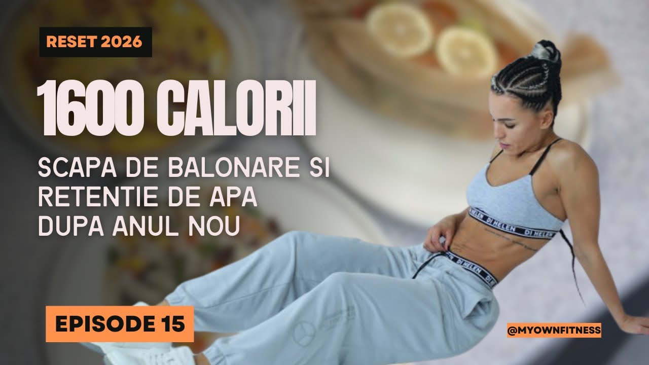 Mâncare anti-inflamatorie pentru a scăpa de balonare și retenție după sărbători | 1600 kcal