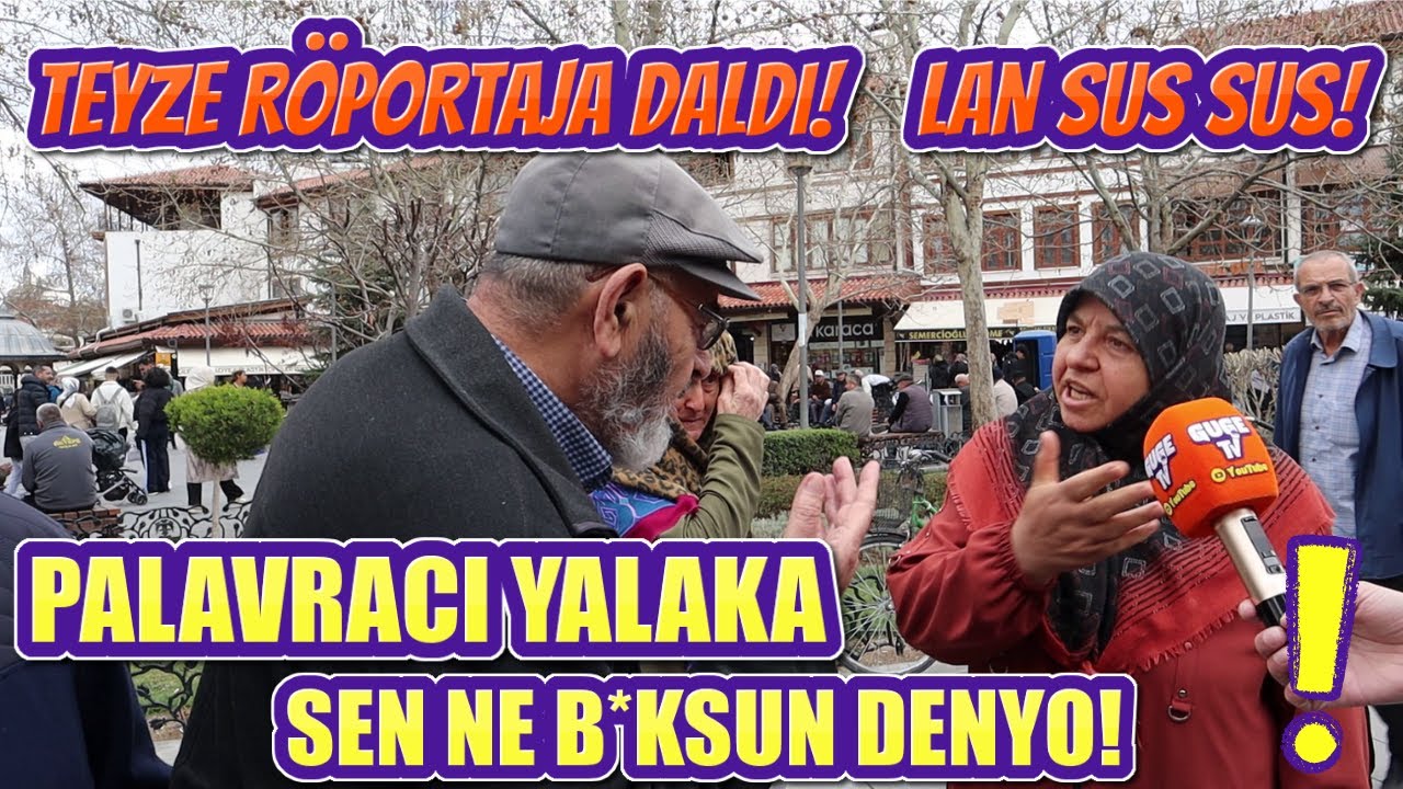PALAVRACI YALAKA! | Sokak Röportajı | Ekonomi | Konya | Halk