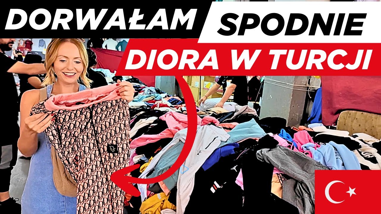 ZDOBYŁAM DRESY DIORA 😍 SZYKUJĘ JESIENNĄ GARDEROBĘ NA BAZARZE PODRÓBEK W TURCJI/KUSADASI