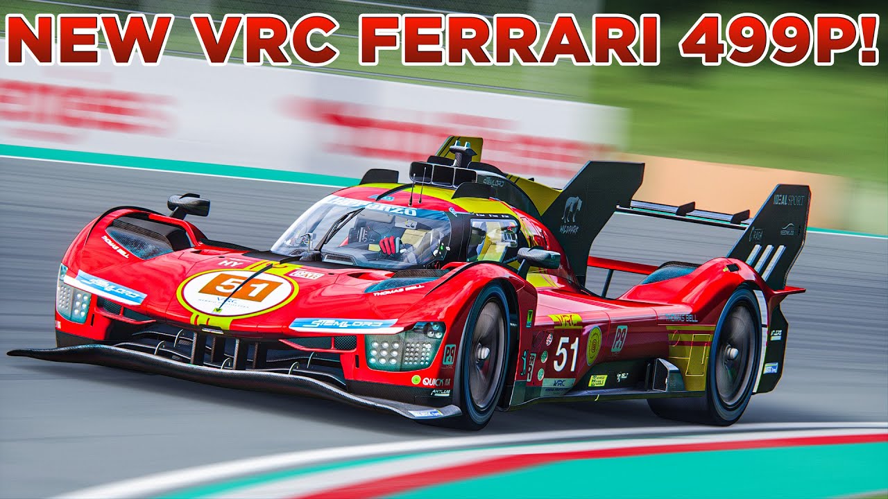 NEW VRC Ferrari 499P MOD FOR AC!