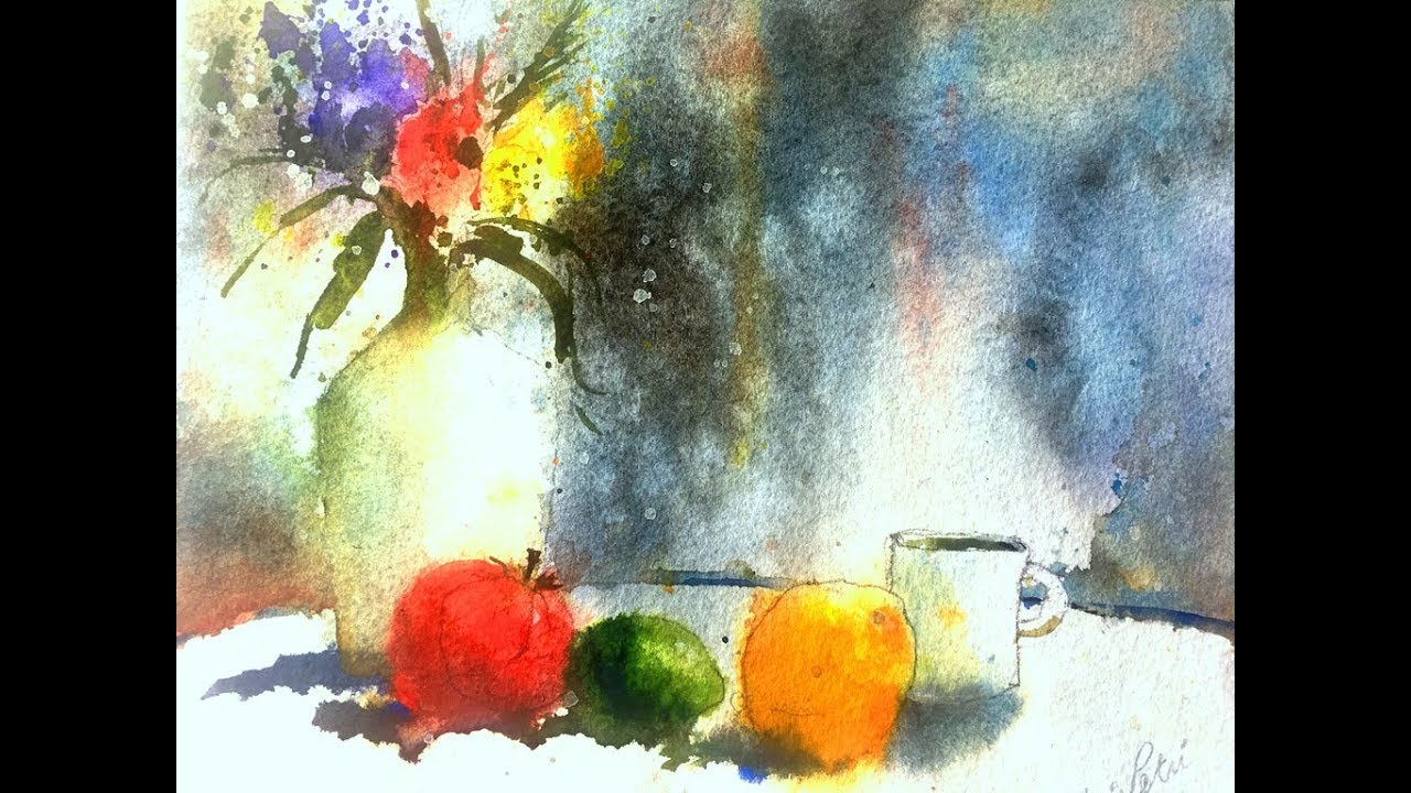 Wet in Wet Watercolor Techniques  with Chris Petri