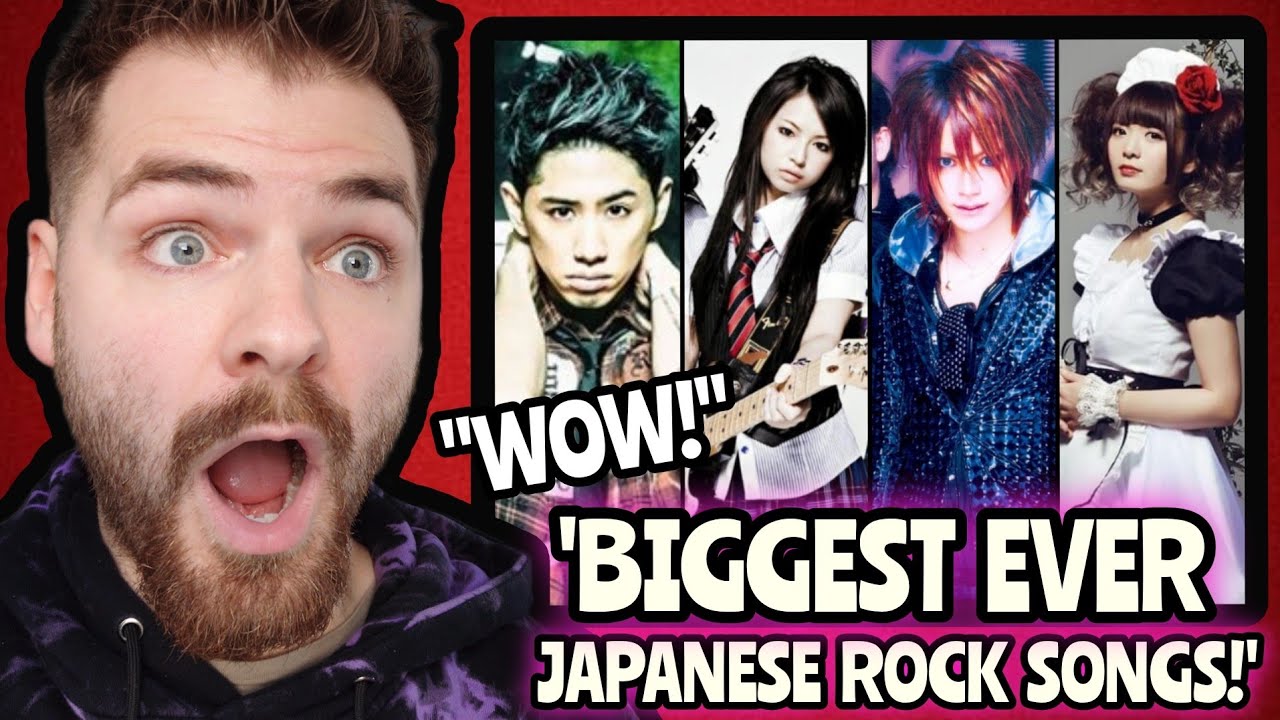 TOP 250 BIGGEST JAPANESE *ROCK* SONGS OF ALL TIME (FIRST TIME REACTION)