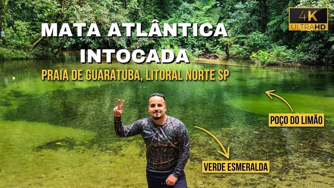 CONHEÇA A CACHOEIRA DO GUARATUBA E O POÇO DO LIMÃO - BERTIOGA