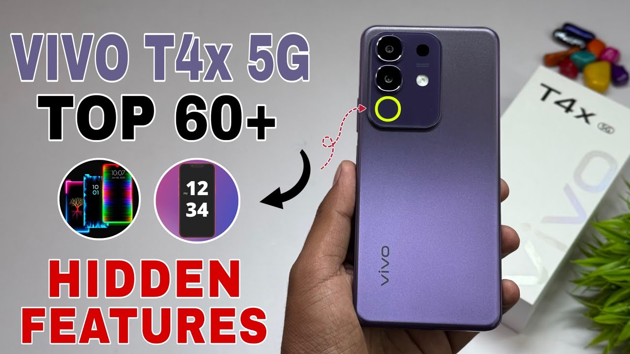 Vivo T4x 5G 60+++ Hidden Features | Part 2 | Vivo T4x Tips And Tricks | Vivo T4x 5G