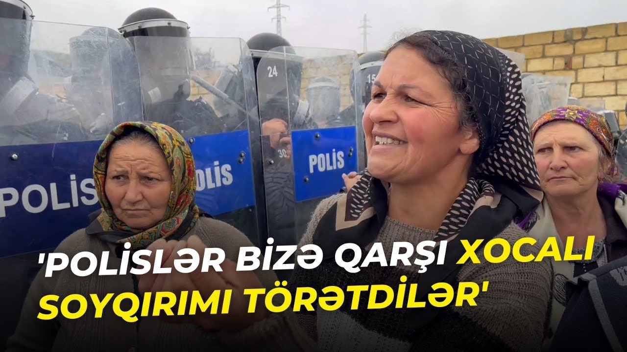 "Polislər bizə qarşı Xocalı soyqırımı törətdilər"