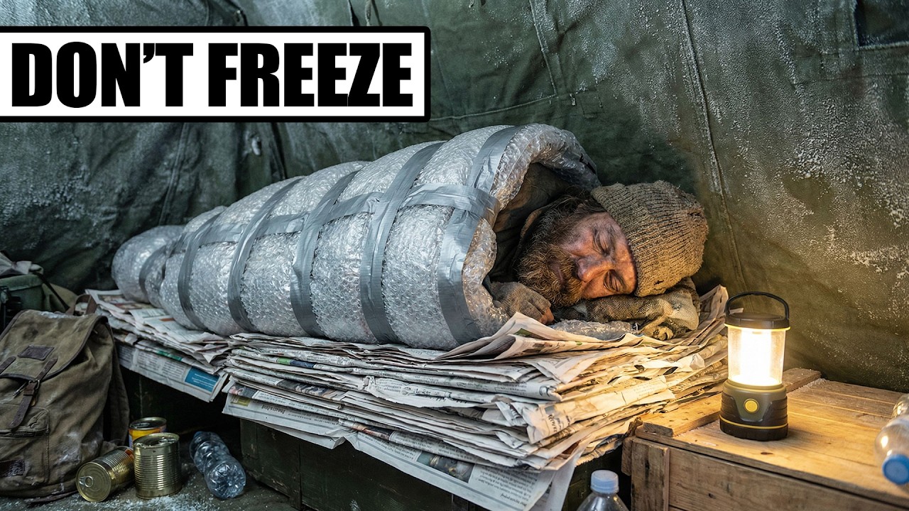 How Homeless People Sleep Warm At 0&deg;F (-18&deg;C)