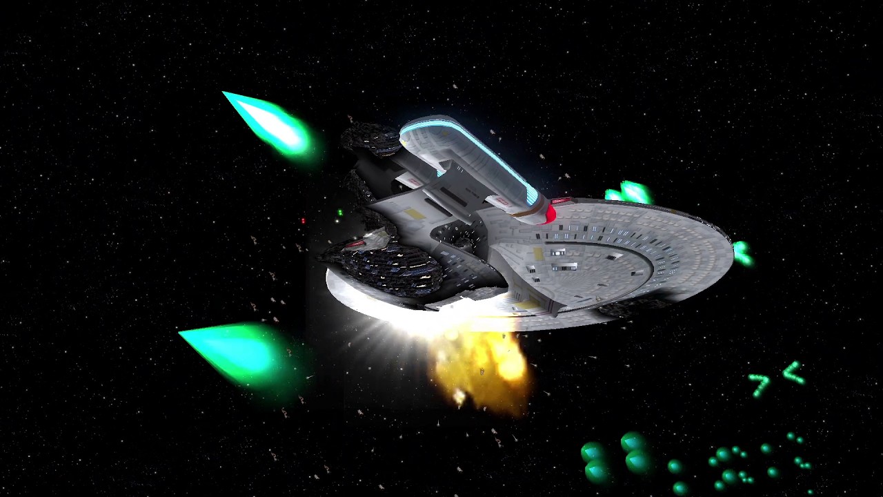 The Reman Super Warbird Feasts on Galaxy X Ships | KM | Star Trek Bridge Commander