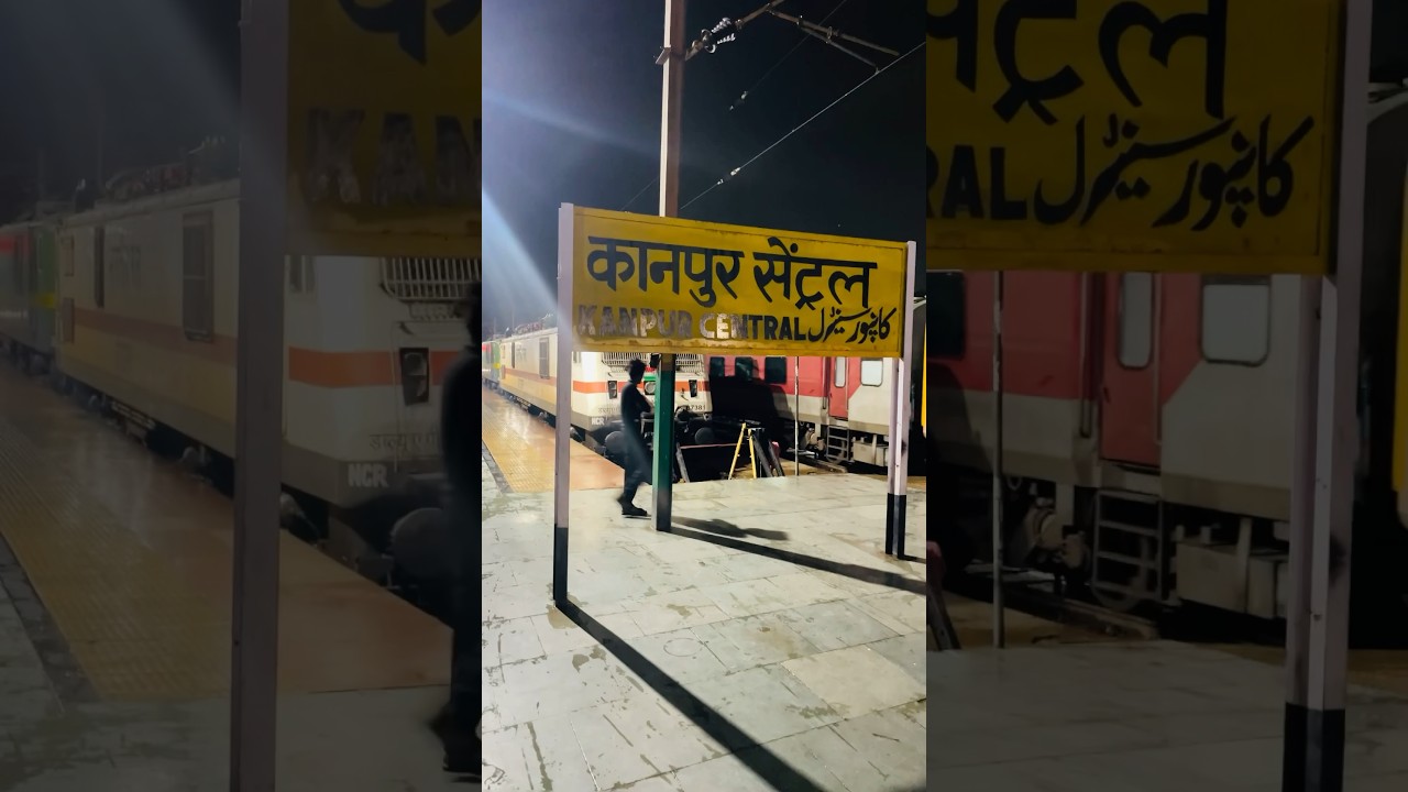 Kanpur Central Railway station 🚉 #shorts #youtubeshorts