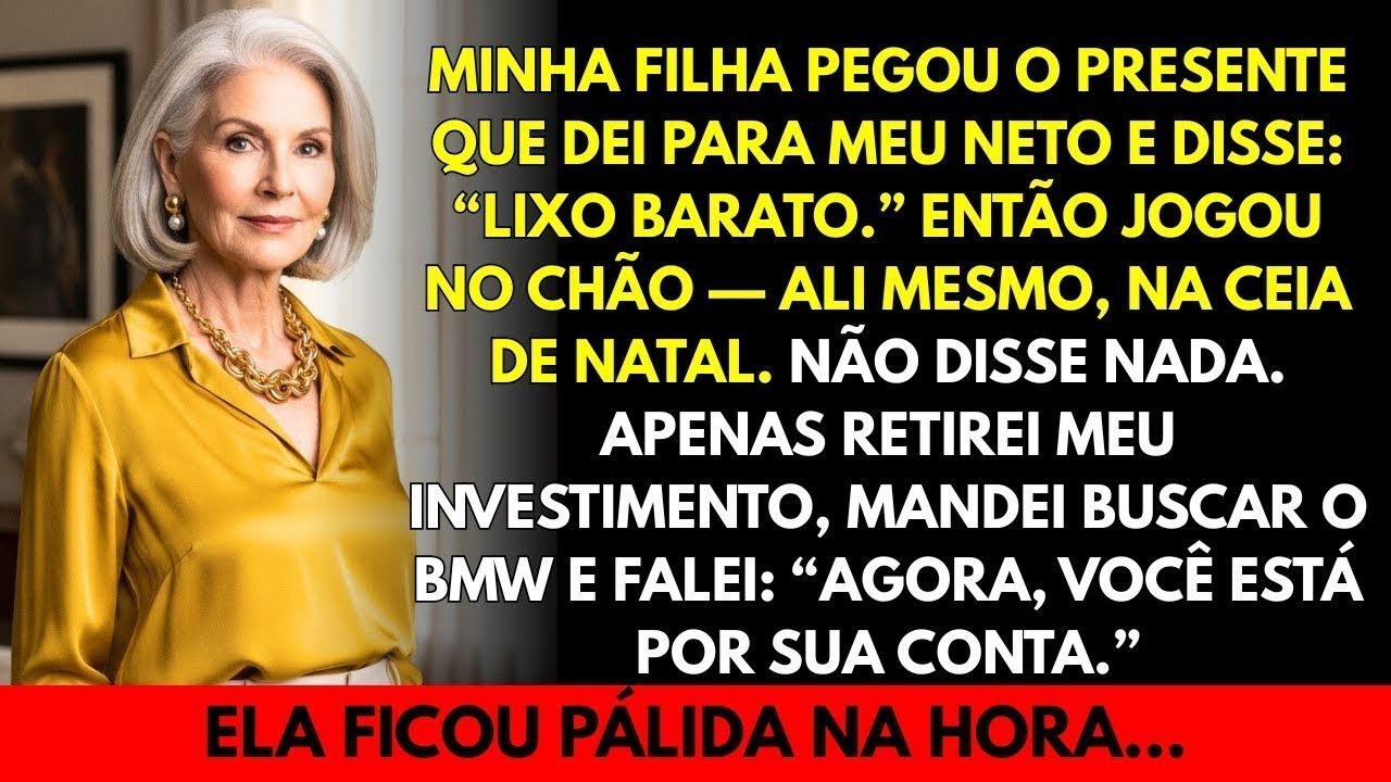 Minha filha jogou o presente no chão e disse  “LIXO BARATO” … o que fiz depois a deixou pálida
