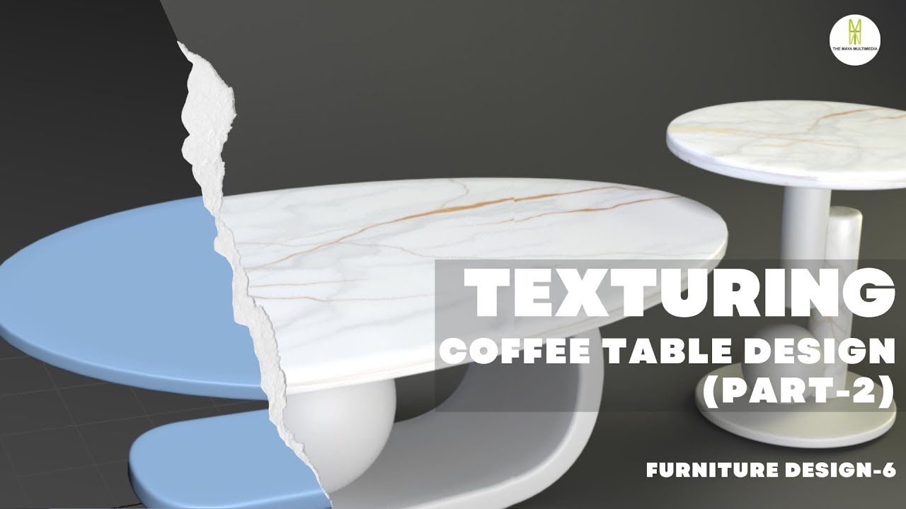 TEXTURING COFFEE TABLE DESIGN IN 3DS MAX (PART-2) |FURNITURE DESIGN IN 3DS MAX | 3DS MAX DESIGN |