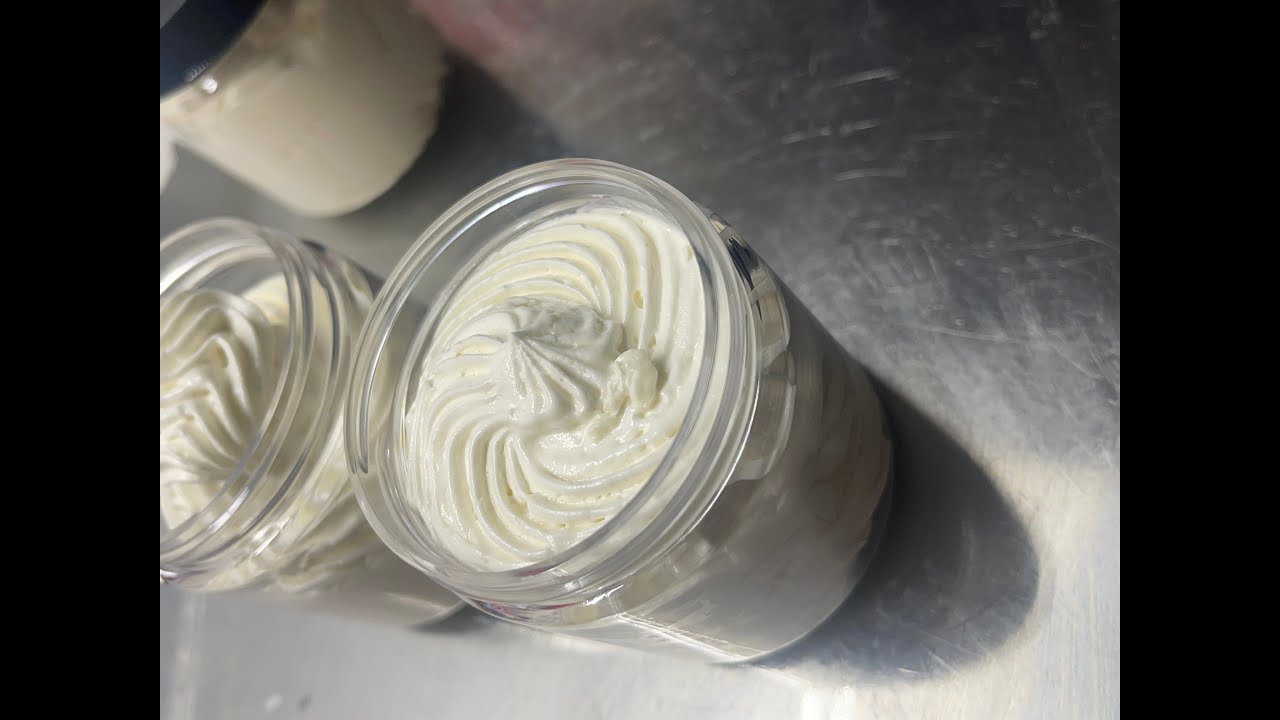 How I make Lavender Whipped body butter with Jojoba oil Essential Oil Recipe Included