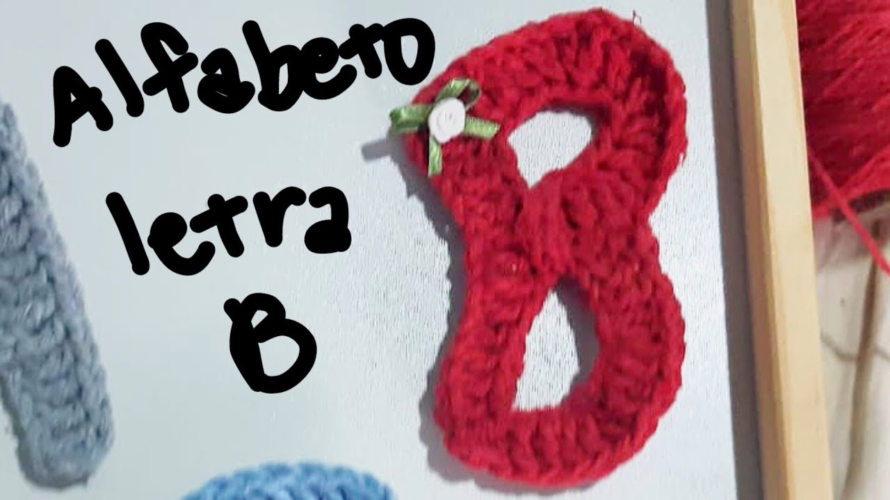 Alfabeto de crochê letra B passo a passo | by Juci Souza