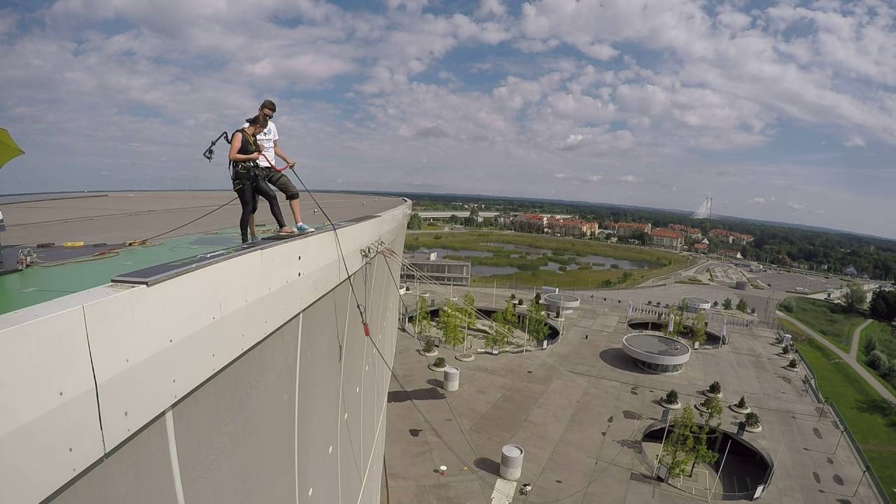Ekstremalny skok Dream Jump stadion Wrocław - inny punkt widzenia :)