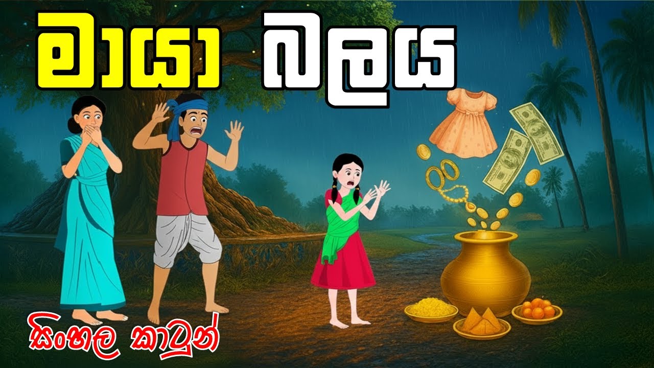 මායා බලය | lama kathandara sinhala | සිංහල කාටූන් | sinhala cartoon story |