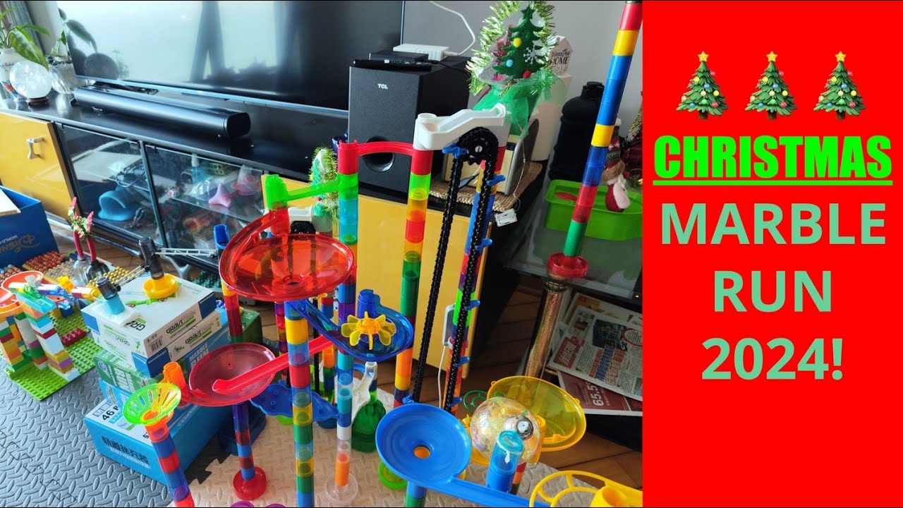 Spectacular *12 ELEVATOR* Christmas Marble Run!