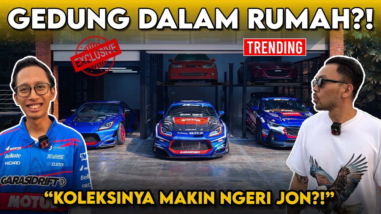 GELEDAH GARASI BARU GARASI DRIFT‼️ KOLEKSINYA MAKIN SADIS JON⁉️
