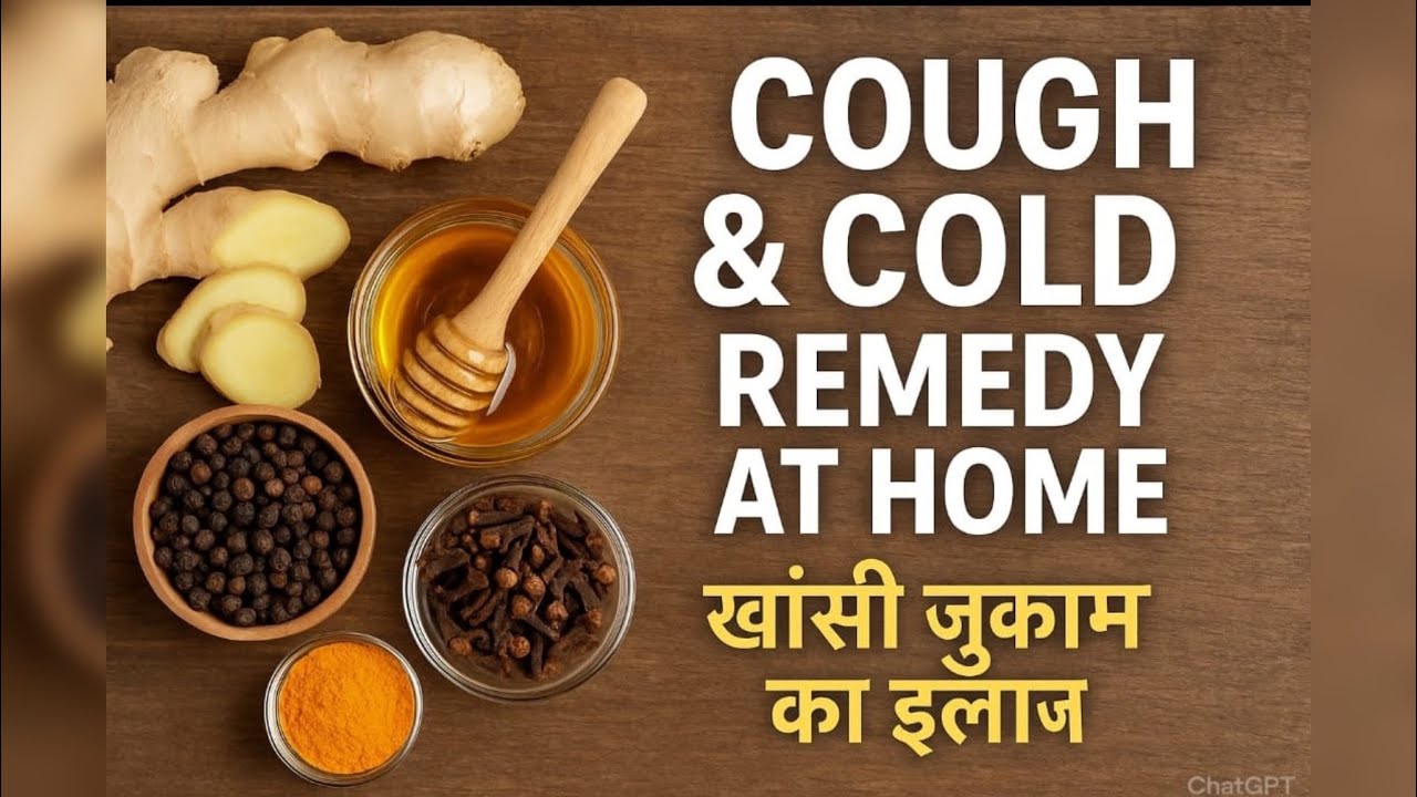 खांसी जुकाम हो गया है हमेशा के लिए छुटकारा पायें। घरेलू नुस्खा! No medicine for Cough & Cold!