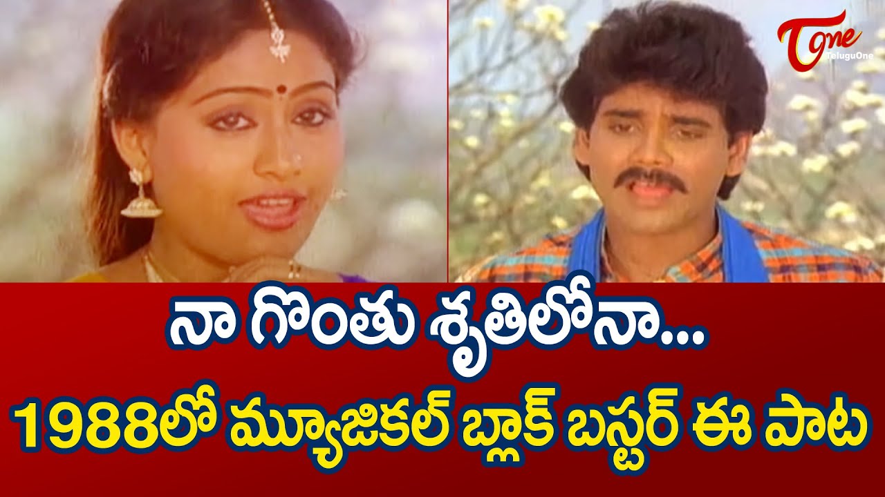 1988లో మ్యూజికల్ బ్లాక్ బస్టర్ సాంగ్ | Janaki Ramudu Songs | Nagarjuna, Vijayashanti | TeluguOne