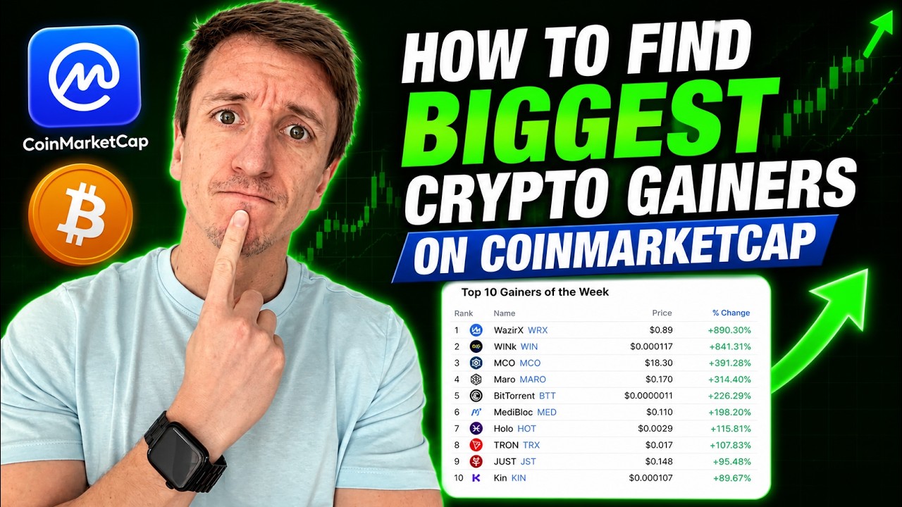 How To Find Biggest Crypto Gainers On CoinMarketCap