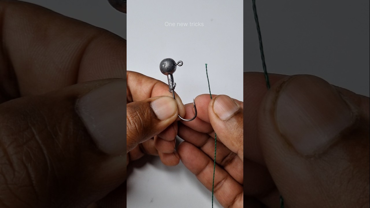 How to Tie a Jig Head Hook Knot Like a Pro! (Easy & Strong) #hook #fishing #tutorial