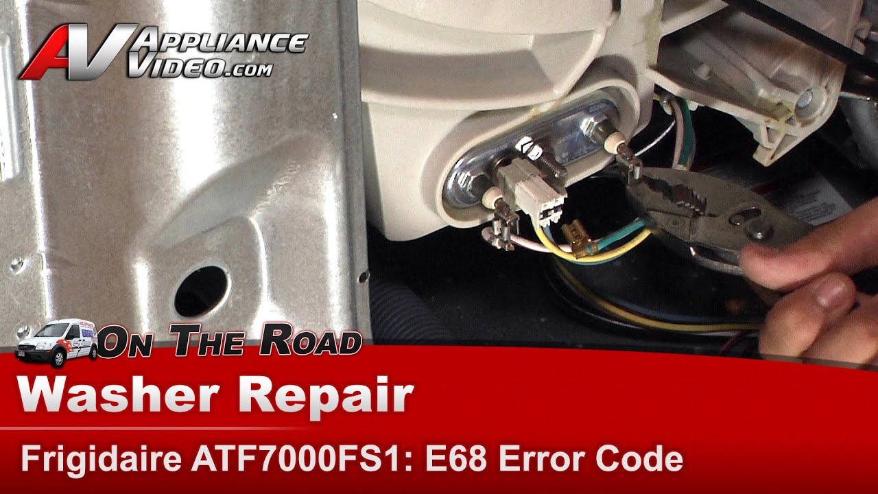 Frigidaire Washer Repair - E68 Error Code - Heating Element