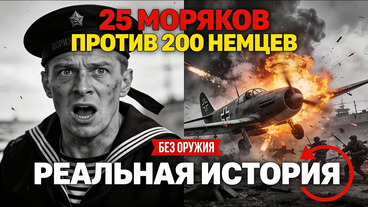 "25 моряков БЕЗ ОРУЖИЯ против 200 немецких десантников. Реальная история 1942